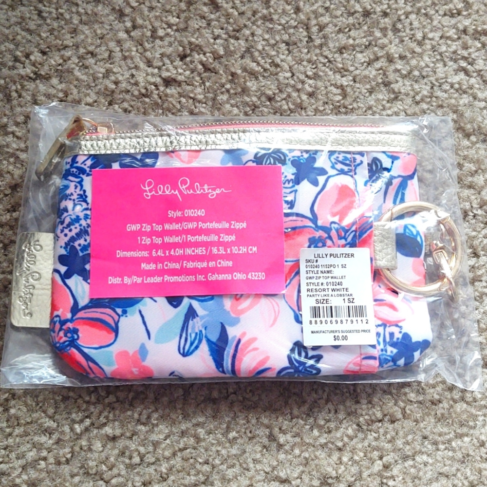 Lilly Pulitzer Zip Top Wallet